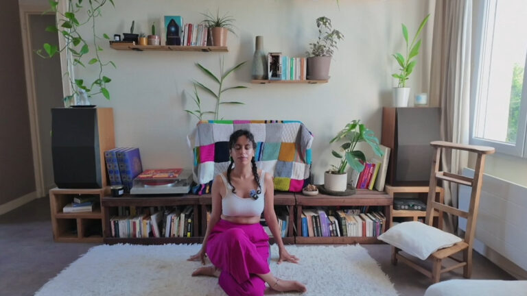 cours de yoga en ligne – posture du jour