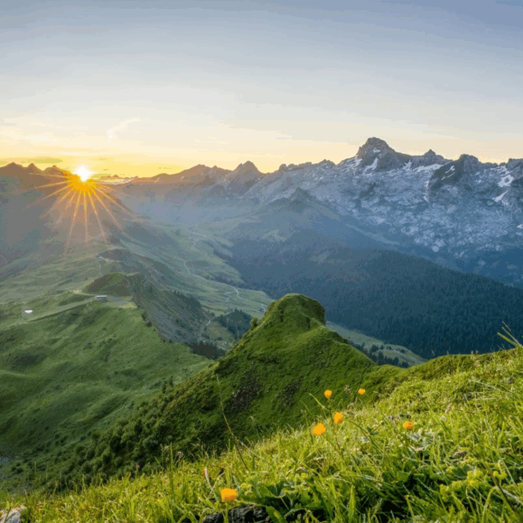 Retraite yoga et montagne : un week-end détente dans Les Aravis, Haute-Savoie.